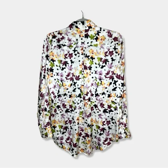 13. EQUIPMENT FEMME Blouse Size S Silk Multicolor Button Down - Picture 3 of 4